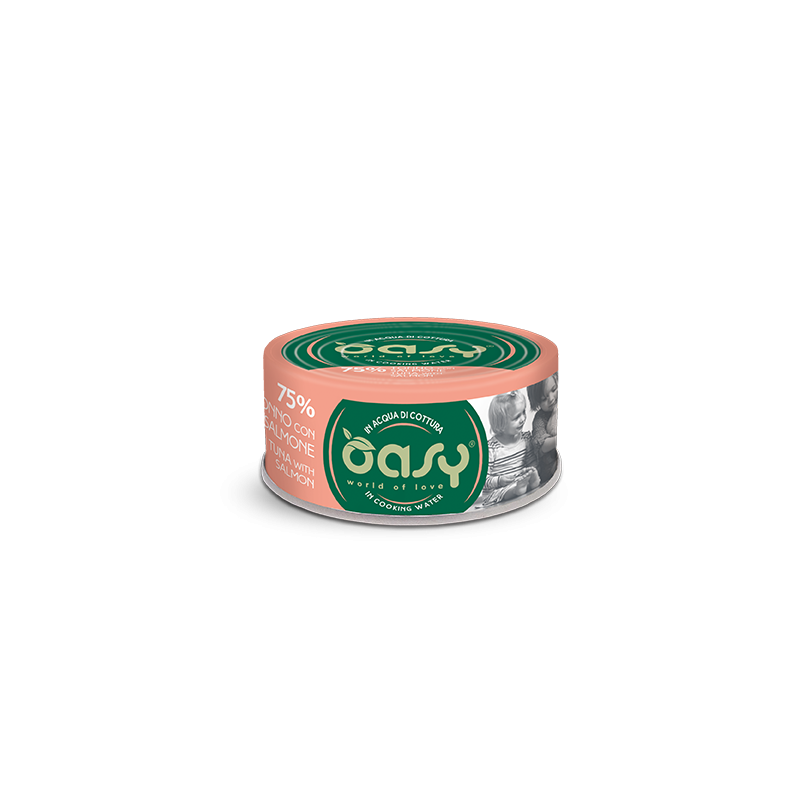 GATTO OASY MORE LOVE 70GR WATER TONNO SALMONE