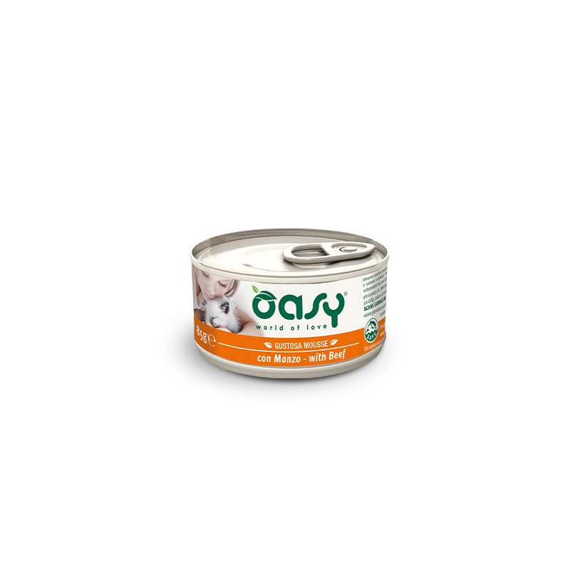 GATTO OASY MOUSSE 85GR MANZO