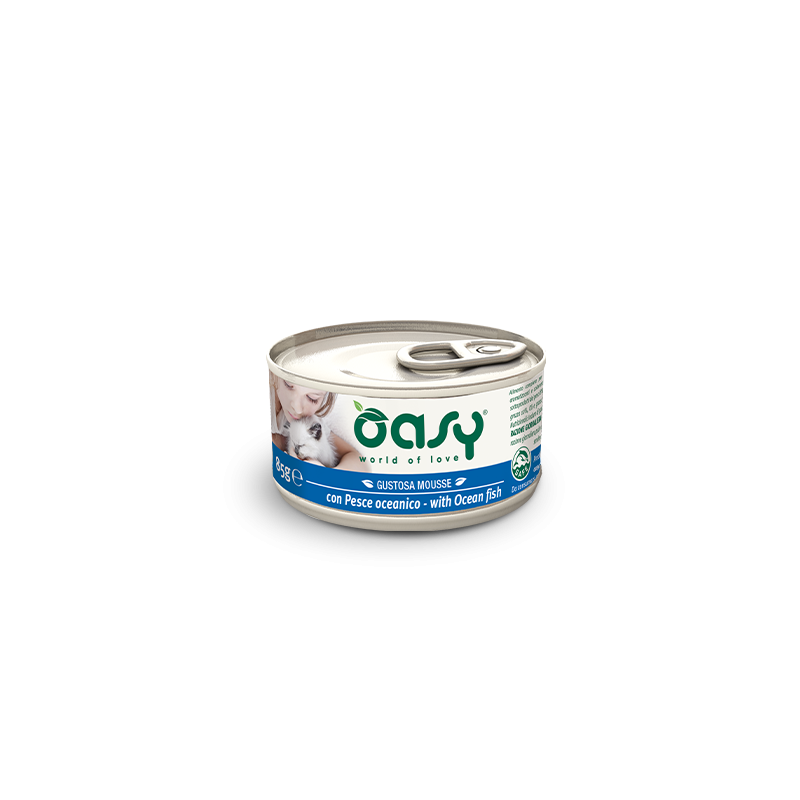 GATTO OASY MOUSSE 85GR PESCE OCEANICO