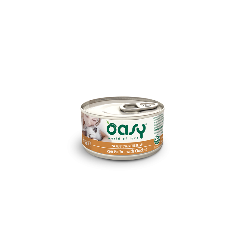 GATTO OASY MOUSSE 85GR POLLO