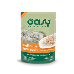 GATTO OASY NATURALE 70GR BUSTA POLLO FORMAGGIO