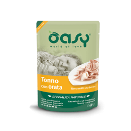 GATTO OASY NATURALE 70GR BUSTA TONNO ORATA