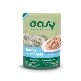 GATTO OASY NATURALE 70GR BUSTA TONNO VONGOLE