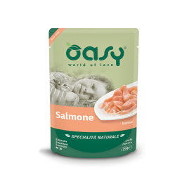 GATTO OASY NATURALE 70GR BUSTA SALMONE