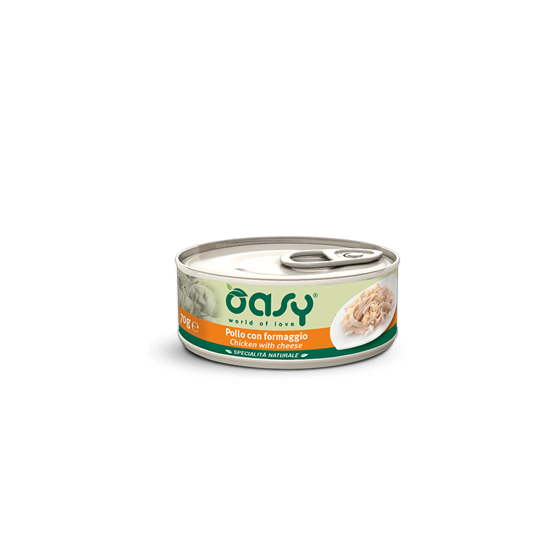 GATTO OASY WET ADULT 150GR POLLO CON FORMAGGIO