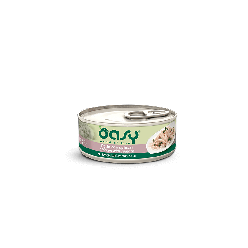 GATTO OASY WET ADULT 150GR POLLO CON SPINACI