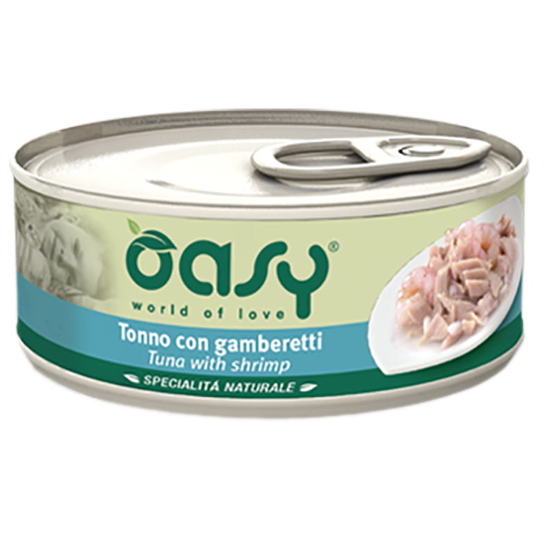 GATTO OASY WET ADULT 150GR TONNO CON GAMBERETTI