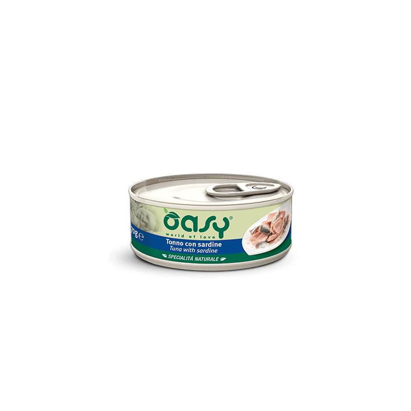 GATTO OASY WET ADULT 150GR TONNO CON SARDINE