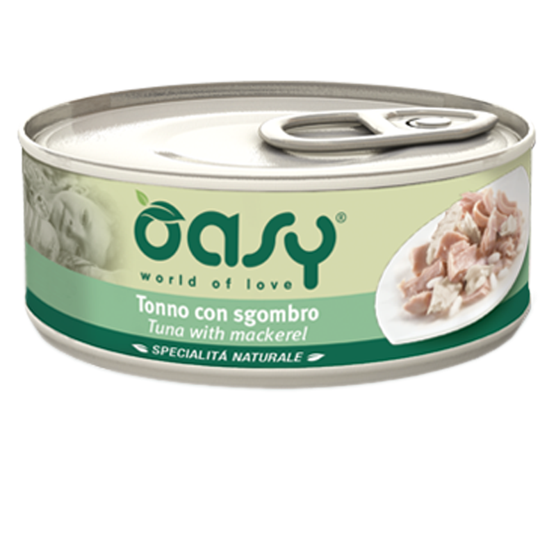 GATTO OASY WET ADULT 150GR TONNO CON SGOMBRO