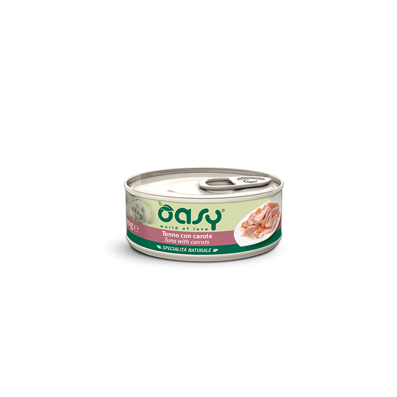 GATTO OASY WET ADULT 70GR TONNO CAROTE