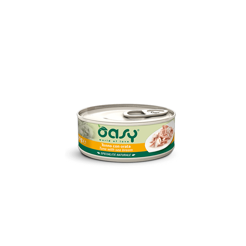 GATTO OASY WET ADULT 70GR TONNO CON ORATA