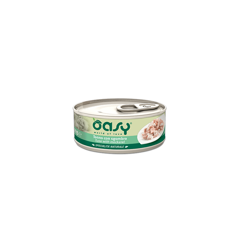 GATTO OASY WET ADULT 70GR TONNO CON SGOMBRO