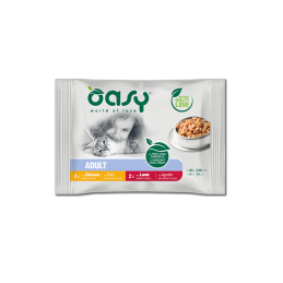 GATTO OASY WET BUSTA BOCCONCINI 4X85GR MEAT