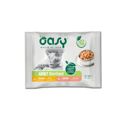 GATTO OASY WET BUSTA BOCCONCINI 4X85GR STERILIZE