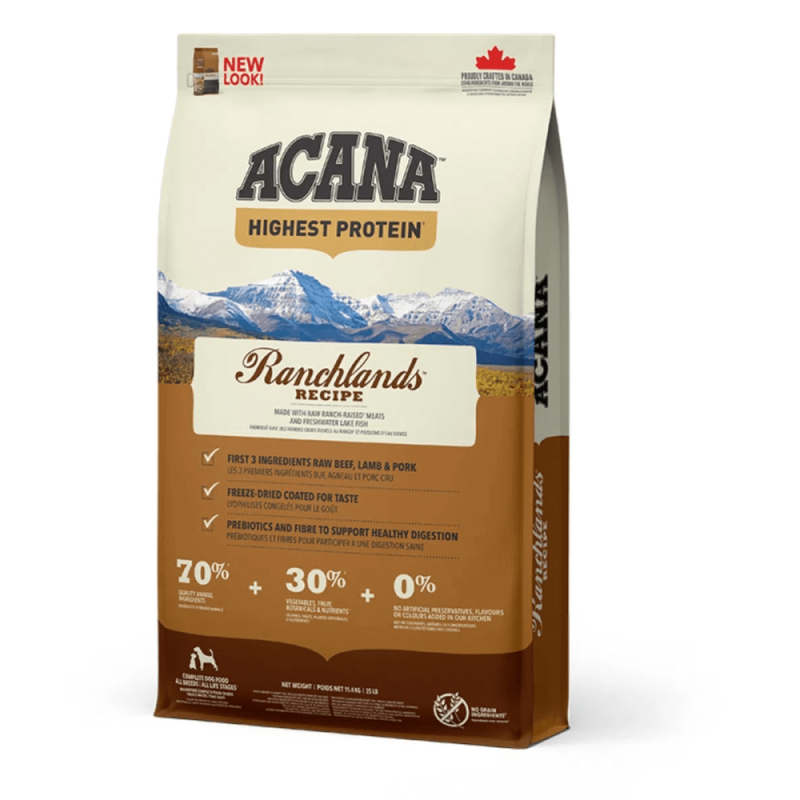 CANE ACANA REGIONALS RANCHLANDS 11.4KG