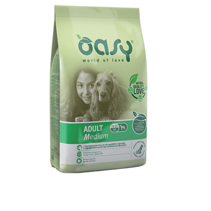 CANE OASY ADULT 3KG MEDIUM POLLO