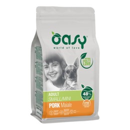 CANE OASY ADULT 800GR SMALL/MINI MAIALE