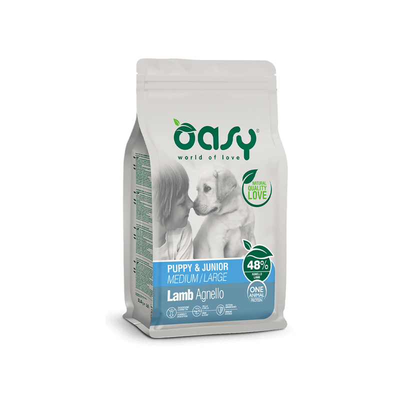 CANE OASY MONO PR.ADULT MD/LG 12KG AGNELLO