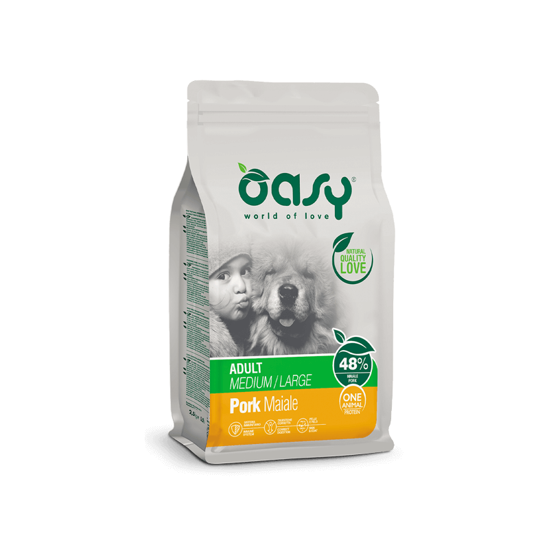 CANE OASY MONO PR.ADULT MD/LG 12KG MAIALE