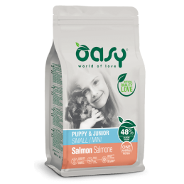 CANE OASY MONO PR.PUPPY JUNIOR 2.5KG SMALL/MINI SALMONE