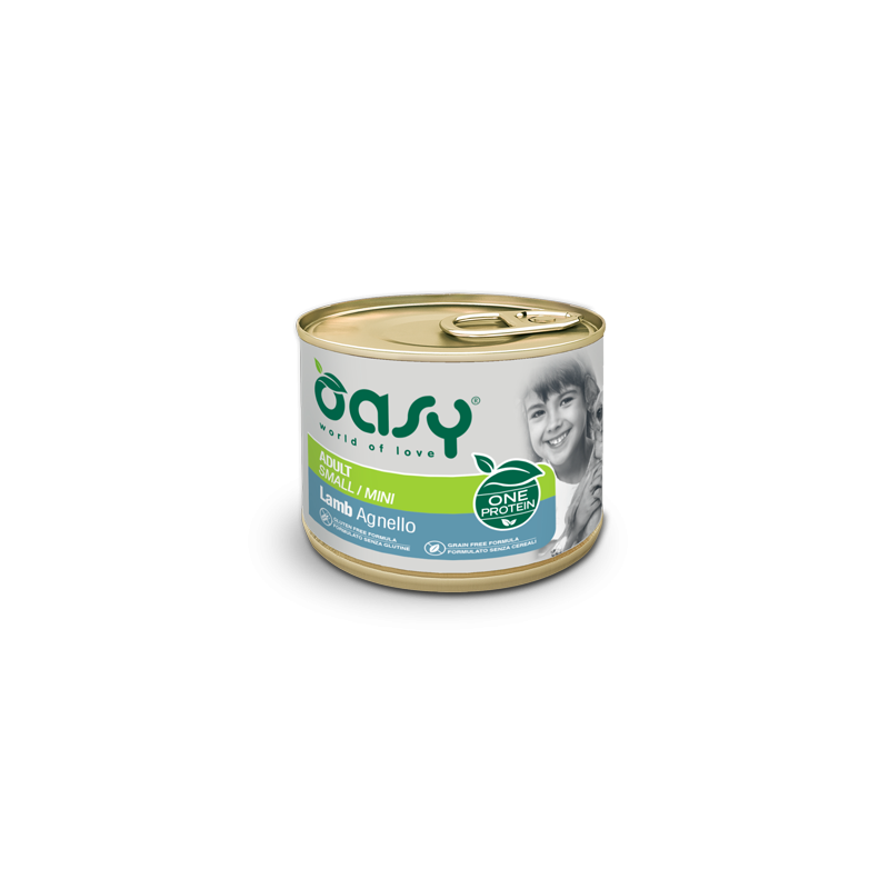 CANE OASY WET ADULT 200GR SMALL AGNELLO