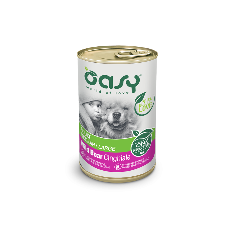 CANE OASY WET ALLBREED.400GR UMIDO CINGHIALE