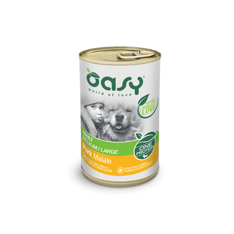 CANE OASY WET ALLBREED.400GR UMIDO MAIALE