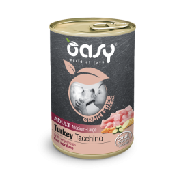 CANE OASY WET GRAIN FREE 400GR ADULT MEDIUM/LARGE TACCHINO