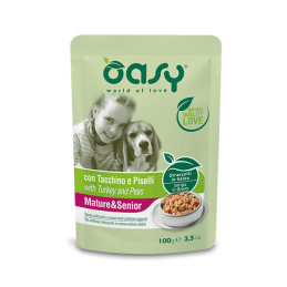 CANE OASY WET STRACCETTI BUSTA 100GR MATURE TACCHINO PISELLI