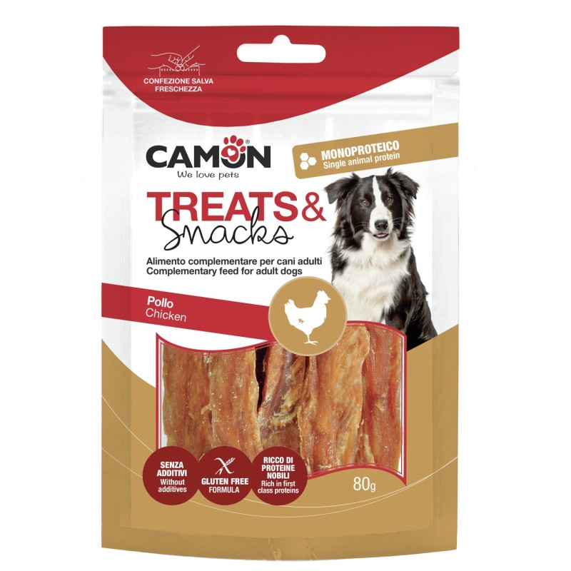 CANE SNACK TREATS SOFT 80GR POLLO AE015