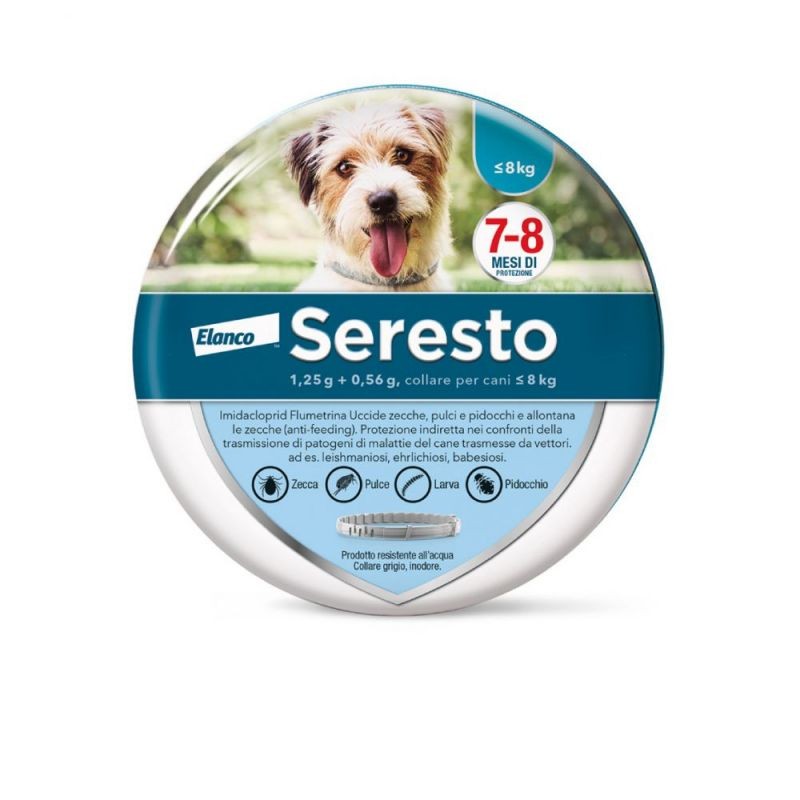 ANTIPARASSITARIO SERESTO COLLARE CANE MENO DI 8KG