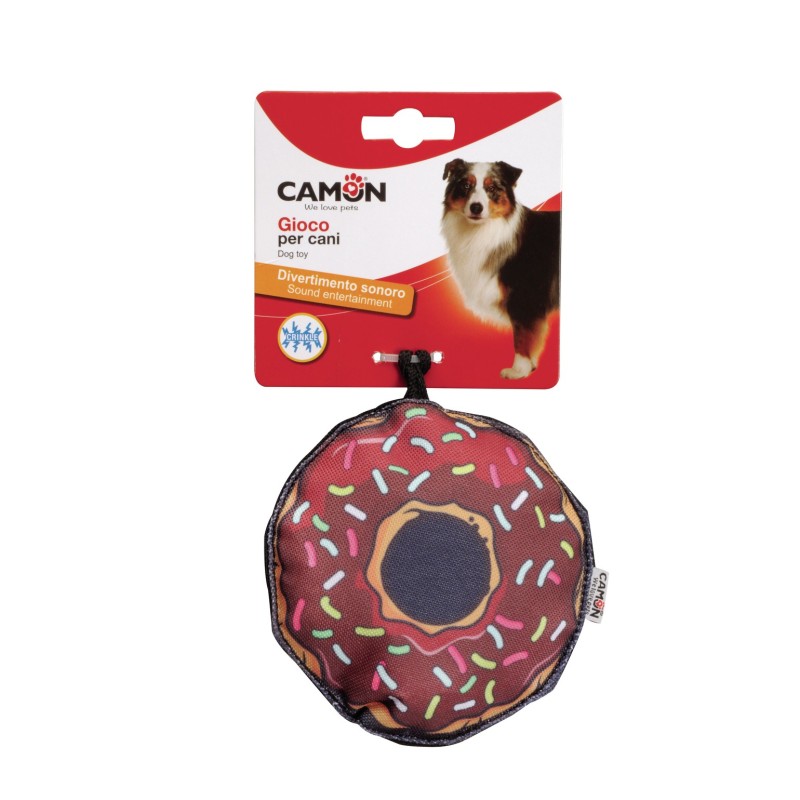 GIOCO CANE CIAMBELLA CRINKLE 12CM