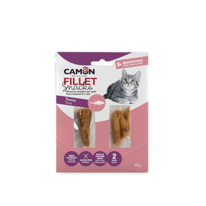 GATTO SNACK 40GR FILETTI TONNO AF310