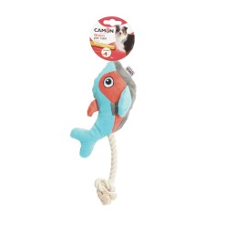 GIOCO CANE PESCE PELUCHE CON SQUEAKER