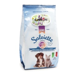 CANE/GATTO SALVIETTE 100PZ LAVANDA E CAMOMILLA