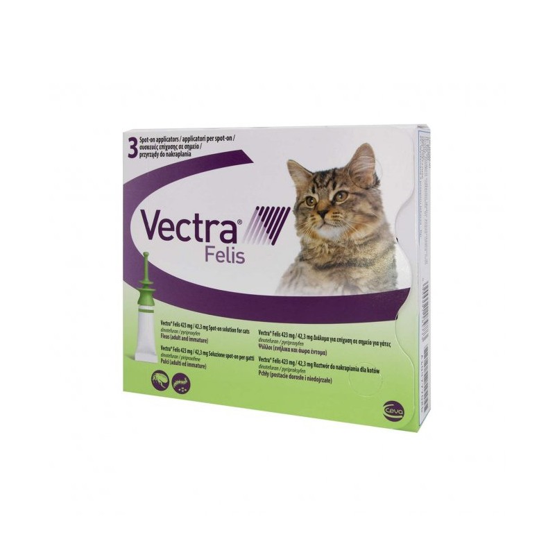 ANTIPARASSITARIO VECTRA FELIS GATTO 3 PIPETTE