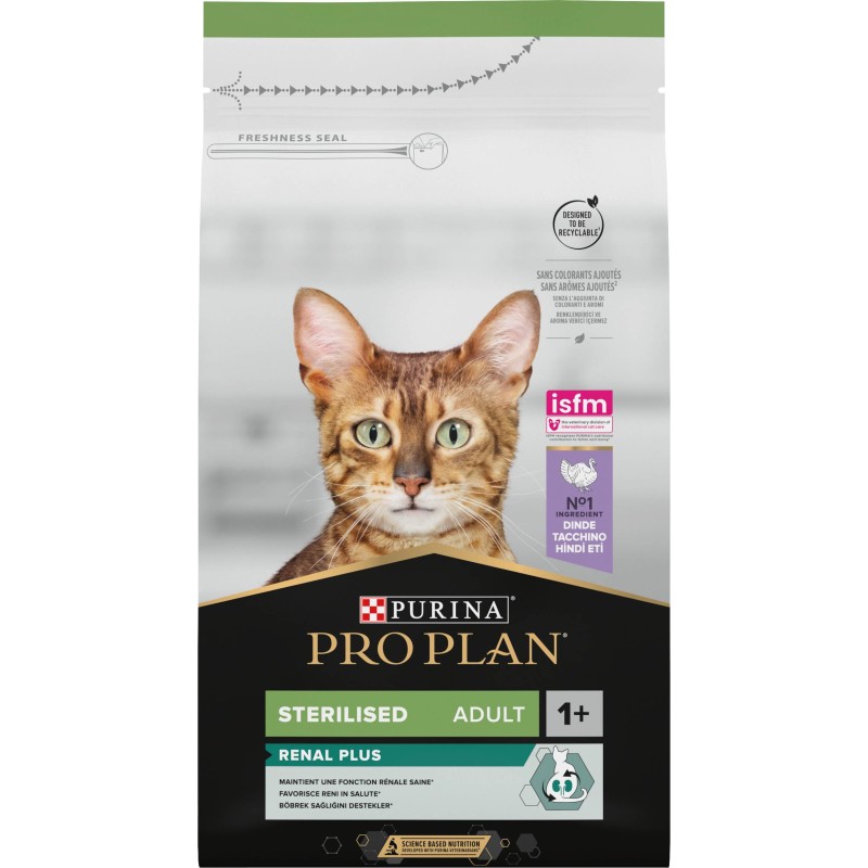 GATTO PROPLAN STERILISED 1.5KG TACCHINO