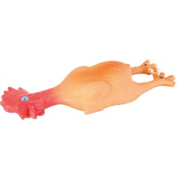 GIOCO CANE POLLO IN LATEX 25CM