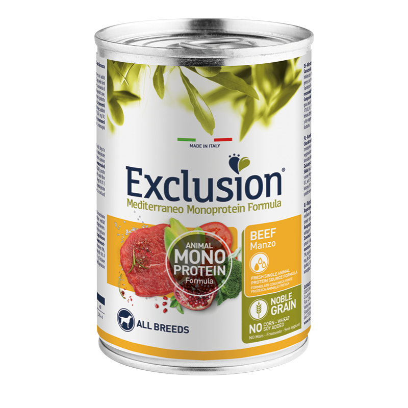 EXCLUSION MEDITERRANEO ADULT MANZO 400 GR