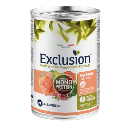 EXCLUSION MEDITERRANEO ADULT SALMONE 400 GR