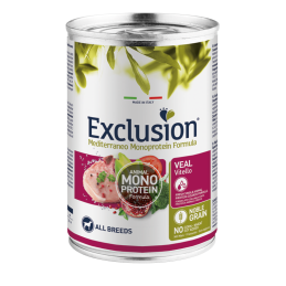 EXCLUSION MEDITERRANEO ADULT VITELLO 400 GR