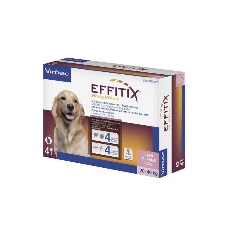 ANTIP VIRBAC EFFITIX 20-40KG L 1 FIALA