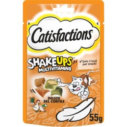 GATTO SNACK CATISFACTIONS 55GR DELIZIE CORTILE