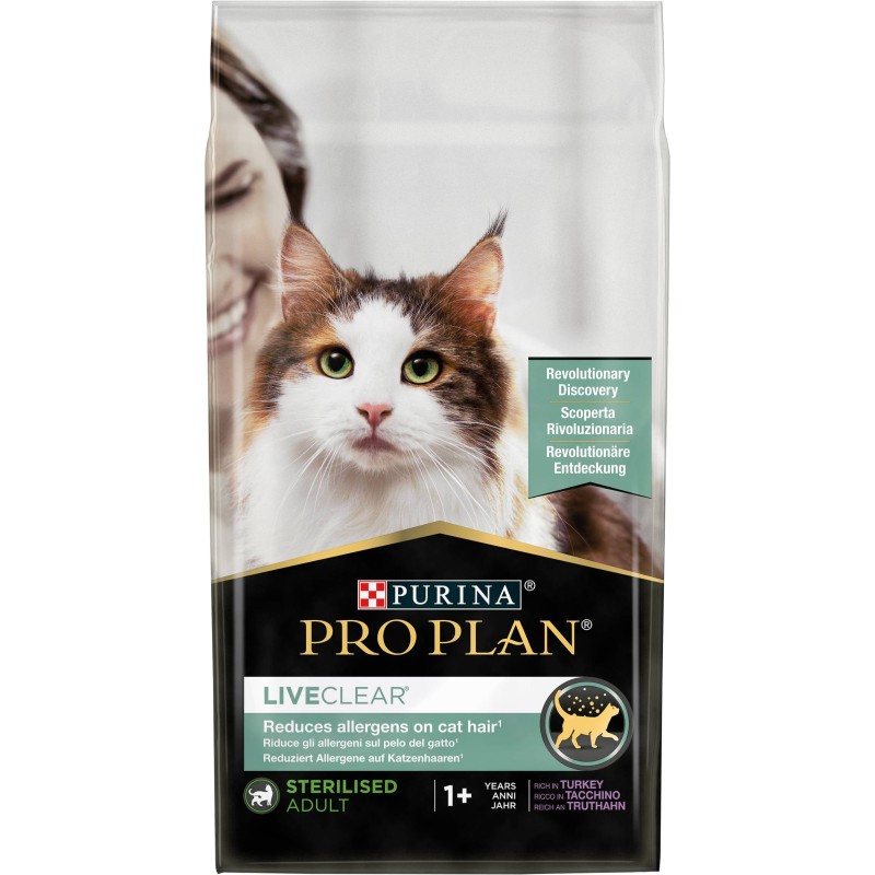 GATTO PROPLAN LIVECLEAR ADULT 1.4KG TACCHINO