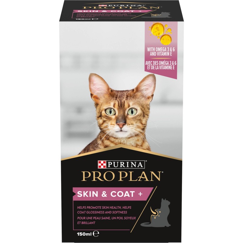 GATTO PROPLAN SUPPLEMENT SKIN AND COAT 6X150 ML