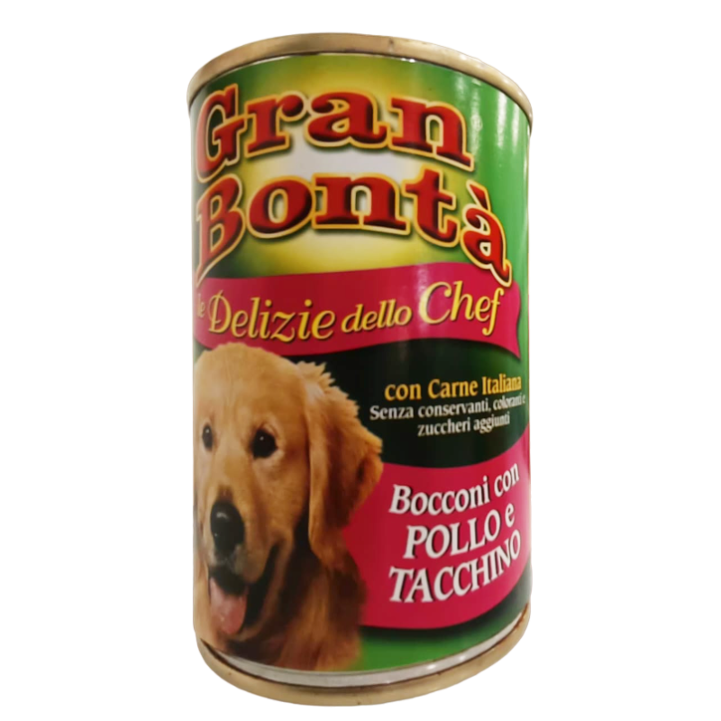 CANE GRANBONTA CHEF 400GR POLLO E TACCHINO