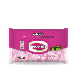 CANE/GATTO SALVIETTE INODORINA 40PZ ALOE VERA