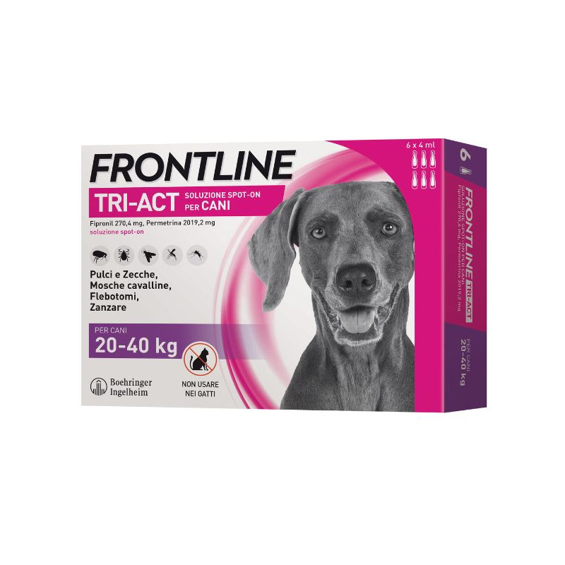 ANTIP FRONTLINE CANE LG TRI-ACT 20-40KG 6 PIPE