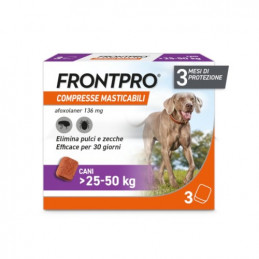 ANTIP FRONTPRO CANE 25-50KG 136MG 3 COMPRESSE