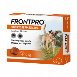 ANTIP FRONTPRO CANE 4-10KG 28MG 3 COMPRESSE